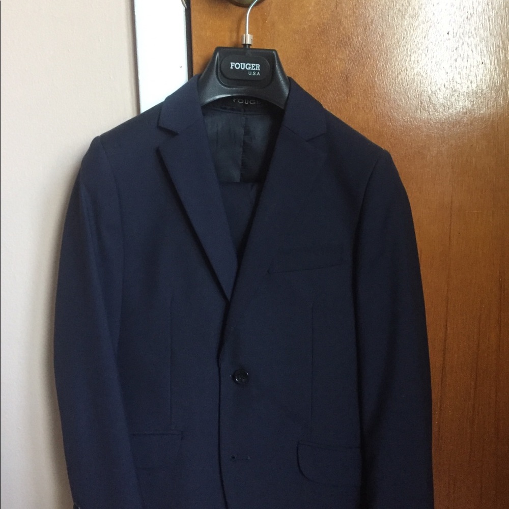 Youth size Fouger 3 piece suit ( Navy)